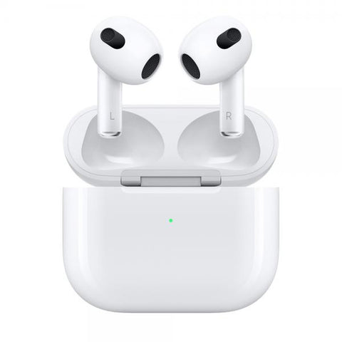 APPLE AIRPODS 3 GENERAZIONE AURICOLARI BLUETOOTH 5.0 CON CUSTODIA DI RICARICA WIRELESS IPX4 BIANCO