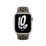 Apple Cinturino Nike Sport Olive Grey/Black [41 mm] (-^APPLE WATCH 41 O GREY/BK NS-)