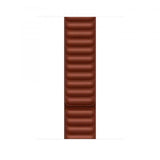 Apple Cinturino a maglie in pelle terra dombra [45 mm] - S/M (-^APPLE WATCH 45 UMBER LL S/M)