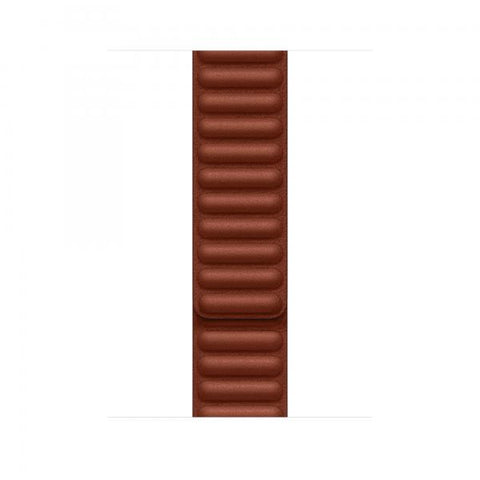 Apple Cinturino a maglie in pelle terra dombra [45 mm] - S/M (-^APPLE WATCH 45 UMBER LL S/M)