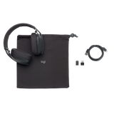 LOGITECH ZONE VIBE WIRELESS CUFFIE CON MICROFONO BLUETOOTH TRAMITE ADATTATORE USB-C CERTIFICATE PER I TEAM MICROSOFT GRAFITE