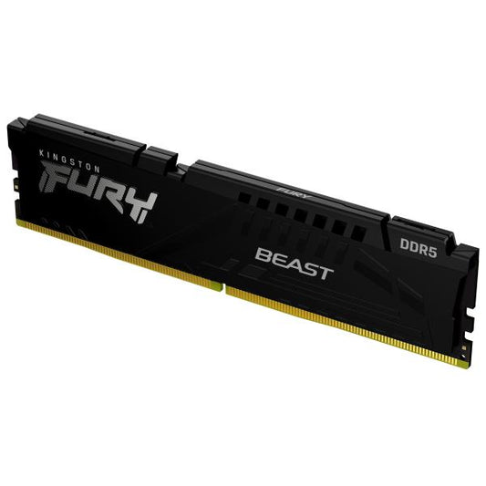 KINGSTON FURY BEAST MEMORIA RAM 1x16GB 5.600 MHz TECNOLOGIA DDR5 TIPOLOGIA DIMM CL36 BLACK