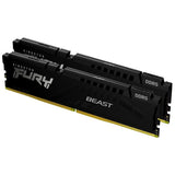 KINGSTON FURY BEAST KIT MEMORIA RAM 2x16GB 32GB TOTALI 5.600 MHz TECMOLOGIA DDR5 TIPOLOGIA DIMM CL36 EXPO BLACK
