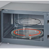 Severin MW 7773 forno a microonde Superficie piana Microonde con grill 20 L 800 W Argento, Acciaio inossidabile