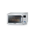 Severin MW 7774 forno a microonde Superficie piana Microonde combinato 25 L 900 W Argento