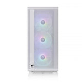 THERMALTAKE S200 TG ARGB CASE MID TOWER MINI-ITX MICRO-ATX ATX FRONTALE MESH PANNELLO LATERALE IN VERTO TEMPERATO 2xUSB.A 3.0 3xVENTOLE 120MM ARGB SNOW/WHITE
