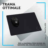 LOGITECH G G440 GAMING MOUSE PAD RIGIDO OTTIMIZZATO PER I SENSORI DA GIOCO ATTRITO MODERATO ANTISCIVOLO BLACK