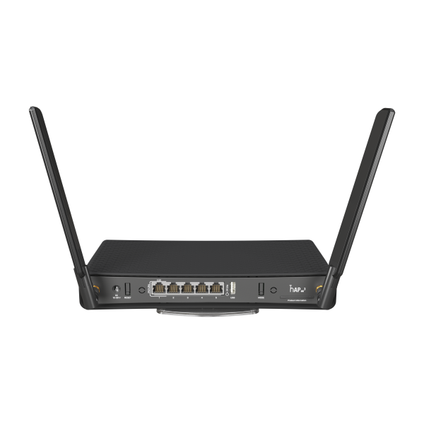 Mikrotik hAP ax router wireless Gigabit Ethernet Dual-band (2.4 GHz/5 GHz) Nero