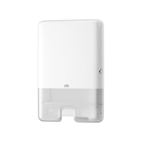 TORK DISPENSER ASCIUGAMANI INTERCAL IN PLASTICA 44.4X10.2X30.2 CM BIANCO