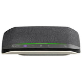 HP Poly Sync 10-M - Speakerphone hands-free - wired - USB-A, USB-C - silver - Certified for Microsoft Teams