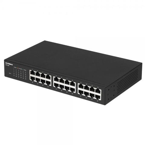 Edimax GS-1024 switch di rete Gigabit Ethernet [10/100/1000] Nero (Edimax GS-1024 - switch - 24 porte - i)
