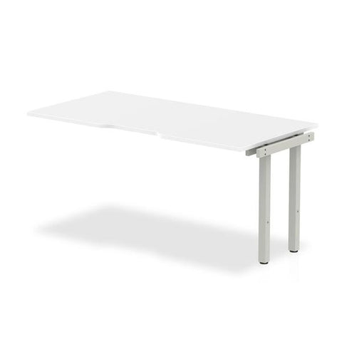 Dynamic BE331 scrivania (Evolve Plus 1400mm Single Row Extension Kit White Top Silver Frame BE331 DD)