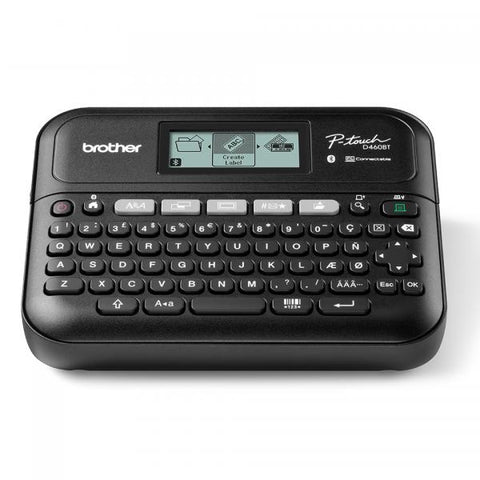 Brother PT-D460BTVP stampante per etichette [CD] Trasferimento termico 180 x 180 DPI Con cavo e senza cavo Bluetooth (PT-D460BTVP LABEL PRINTER WITH - CARRY CASE BLACK)