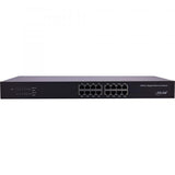 InLine Switch di rete Gigabit a 16 porte, 1GBit/s, 19" 1U, senza ventola