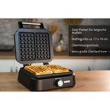 Unold 48275 piastra per waffle 2 waffle 1500 W Nero