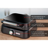 Unold 48275 piastra per waffle 2 waffle 1500 W Nero