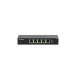 NETGEAR MS305-100EUS switch di rete Non gestito 2.5G Ethernet [100/1000/2500] Nero (5-PORT 2.5G UNMANAGED SWITCH - MULTI-GIG)