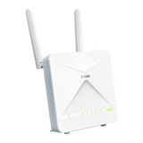 D-Link G415/E router wireless Gigabit Ethernet Dual-band (2.4 GHz/5 GHz) 4G Blu, Bianco
