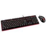 COUGAR DEATHFIRE KIT TASTIERA GAMING USB A MEMBRANA LAYOUT ITALIANO + MOUSE GAMING OTTICO USB 2000 DPI COLORE NERO