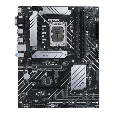 MB ASUS PRIME B660-PLUS D4 LGA1700 (ALDER LAKE) 4DDR4 VGA+HDMI+DP PCIE , 6*SATA,M.2 ATX