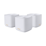 ASUS ZENWIFI XD5 SISTEMA WI-FI 6 AX MESH DUAL BAND 3000 Mbit/s COPERTURA 700 MQ AIPROTECTION CON TRENDMICRO BIANCO 3 Pz.