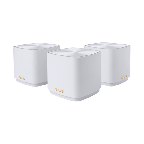 ASUS ZENWIFI XD5 SISTEMA WI-FI 6 AX MESH DUAL BAND 3000 Mbit/s COPERTURA 700 MQ AIPROTECTION CON TRENDMICRO BIANCO 3 Pz.