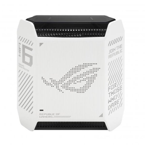 ASUS ROG Rapture GT6 Banda tripla [2.4 GHz/5 GHz/5 GHz] Wi-Fi 6 [802.11ax] Bianco 4 Interno (Router Asus ROG Rapture GT6 AX10000 Ai)