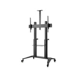 STAFFA PAVIMENTO PER TV 70-120 LOAD 140KG 1000X600 CON RUOTE