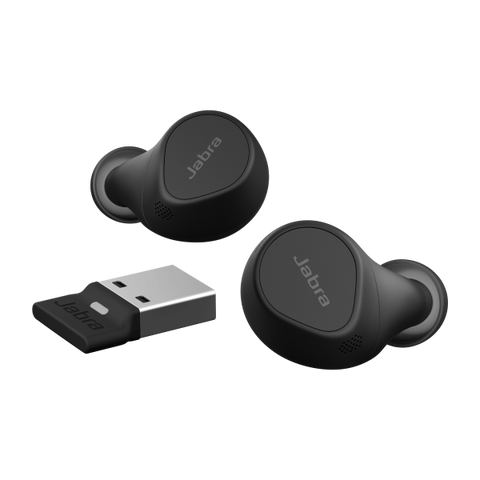 JABRA EVOLVE2 BUDS AURICOLARI TRUE WIRELESS STEREO IN-EAR MUSICA E CHIAMATE BLUETOOTH NERO