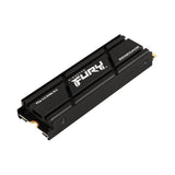 Kingston Technology 2000G RENEGADE PCIe 4.0 NVMe SSD W/ Dissipatore di calore (Kingston FURY Renegade 2TB M.2 NVMe PCIe Gen4 SSD with Heatsink, up to 7300MB/s, PlayStation 5 Compatible)