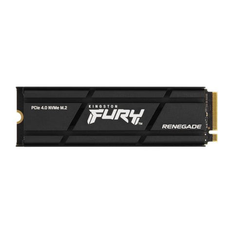 Kingston Technology 2000G RENEGADE PCIe 4.0 NVMe SSD W/ Dissipatore di calore (Kingston FURY Renegade 2TB M.2 NVMe PCIe Gen4 SSD with Heatsink, up to 7300MB/s, PlayStation 5 Compatible)