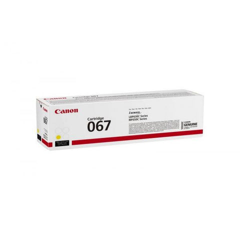 TONER CANON 067 Y GIALLO 1.250PP X LBP631CW LBP633CDW MF657CDW MF655CDW MF651CW