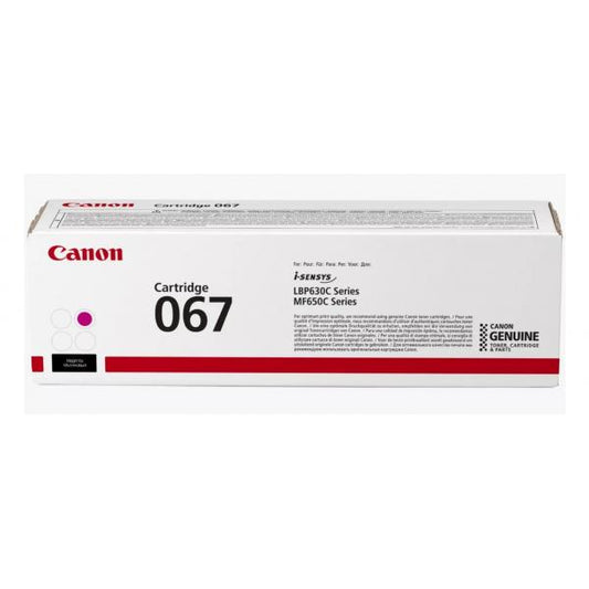 TONER CANON 067 M MAGENTA 1.250PP X LBP631CW LBP633CDW MF657CDW MF655CDW MF651CW