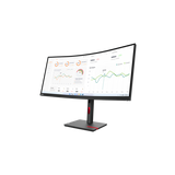 Lenovo ThinkVision T34w-30 LED display 86,4 cm [34] 3440 x 1440 Pixel Wide Quad HD Nero (Lenovo ThinkVision T34w-30)