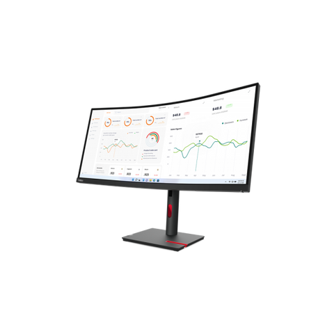 Lenovo ThinkVision T34w-30 LED display 86,4 cm [34] 3440 x 1440 Pixel Wide Quad HD Nero (Lenovo ThinkVision T34w-30)