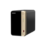 QNAP TS-264 NAS Tower Collegamento ethernet LAN Nero, Oro N5095