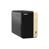 QNAP TS-264 NAS Tower Collegamento ethernet LAN Nero, Oro N5095
