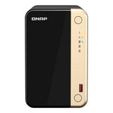 QNAP TS-264 NAS Tower Collegamento ethernet LAN Nero, Oro N5095