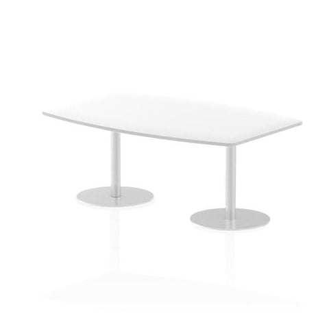 Dynamic ITL0319 scrivania (Dynamic Italia 1800mm Poseur High Gloss Table White Top 725mm High Leg ITL0319 DD)