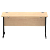 Dynamic MI003232 scrivania (Impulse 1400 x 600mm Straight Desk Maple Top Black Cantilever Leg MI003232 DD)