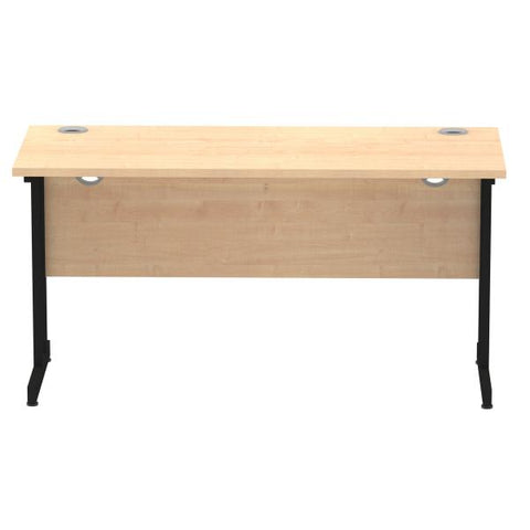 Dynamic MI003232 scrivania (Impulse 1400 x 600mm Straight Desk Maple Top Black Cantilever Leg MI003232 DD)