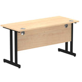 Dynamic MI003232 scrivania (Impulse 1400 x 600mm Straight Desk Maple Top Black Cantilever Leg MI003232 DD)