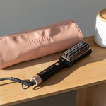 CECOTEC BAMBA INSTANTCARE 1200 LOOK BRUSH SPAZZOLA DA VIAGGIO RIVESTIMENTO IN CERAMICA E TORMALINA RISCALDAMENTO IN 60 SECONDI CON CUSTODIA DA VIAGGIO