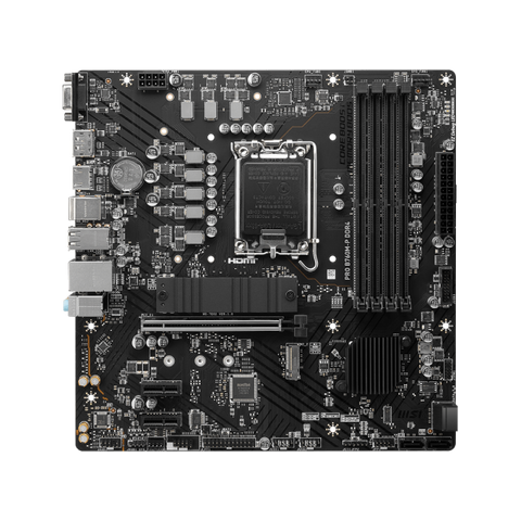 MSI PRO B760M-P DDR4 SCHEDA MADRE INTEL B760 LGA 1700 MICRO ATX M2 SATA III LAN HDMI DISPLAYPORT