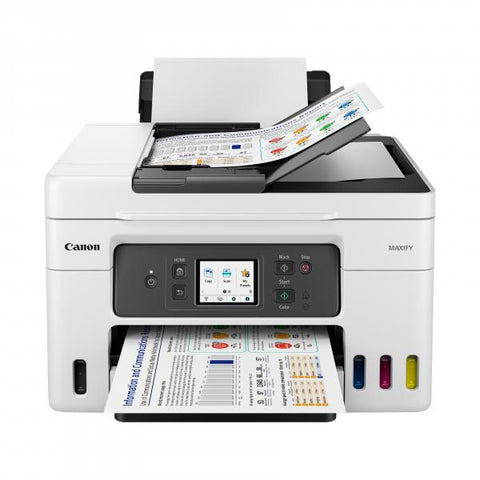 CANON MAXIFY GX4050 STAMPANTE MULTIFUNZIONE INK JET A COLORI RICARICABILE A4 WI-FI 350 FOGLI DUPLEX FAX SCANNER PIANO USB 18ppm