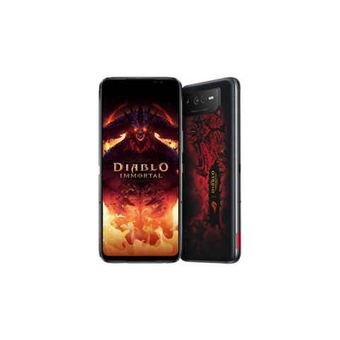 ASUS ROG Phone 6 Diablo Immortal Edition 17,2 cm (6.78") Doppia SIM Android 12 5G USB tipo-C 16 GB 512 GB 6000 mAh Nero, Rosso