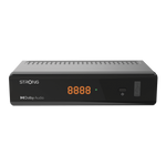 STRONG SRT 7040 DECODER SATELLITARE DIGITALE S2 DVB-S2 FTA USB HEVC.265 MAIN 10 DOLBY DIGITAL PLUS SUPPORTA SATCR NERO