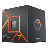 AMD Ryzen 7 7700 processore 3,8 GHz 32 MB L2 & L3 Scatola (AMD Ryzen 7 7700 with Radeon Graphics, 8 Core Processor, 16 Threads, 3.8GHz up to 5.3GHz Boost, 40MB Cache, 65W, Wraith Prism LED Cooler, Ra