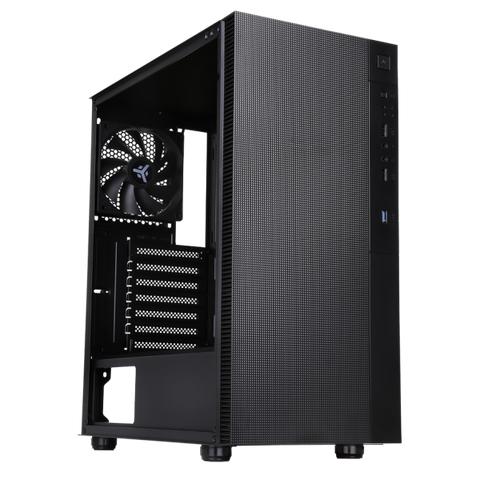 ITEK SYLENT 03 CASE MIDDLE TOWER 2XUSB-A 2.0 1XUSB-A 3.0 3XVENTOLE 120MM RIVESTIMENTO FONOASSORBENTE BLACK