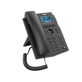 Fanvil X303G telefono IP Nero 4 linee LCD